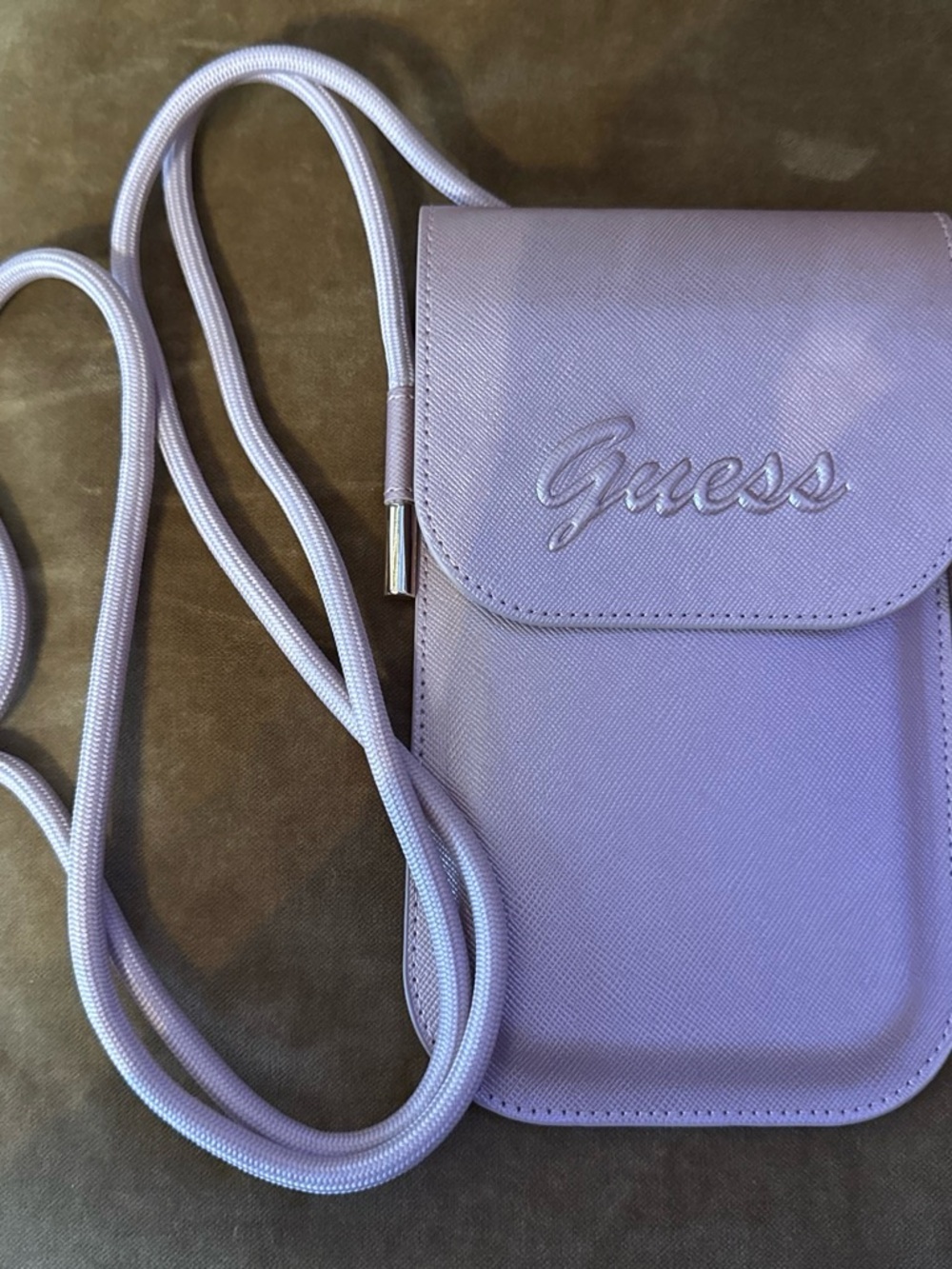 Guess Lilac Crossbody Phone Pouch